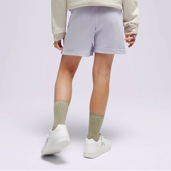 Brand New Nike Club Girl's SZ LARGE French Terry Shorts DA1405 536 Purple L&XL - Picture 2 of 4